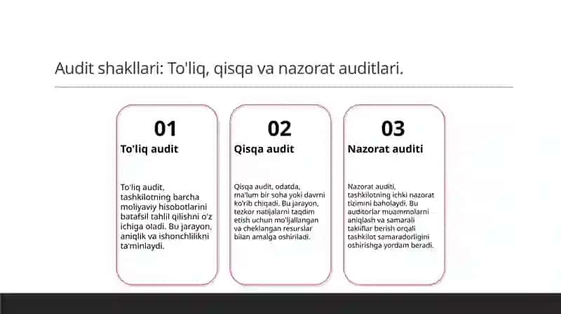 Auditning turlari va shakllari 4