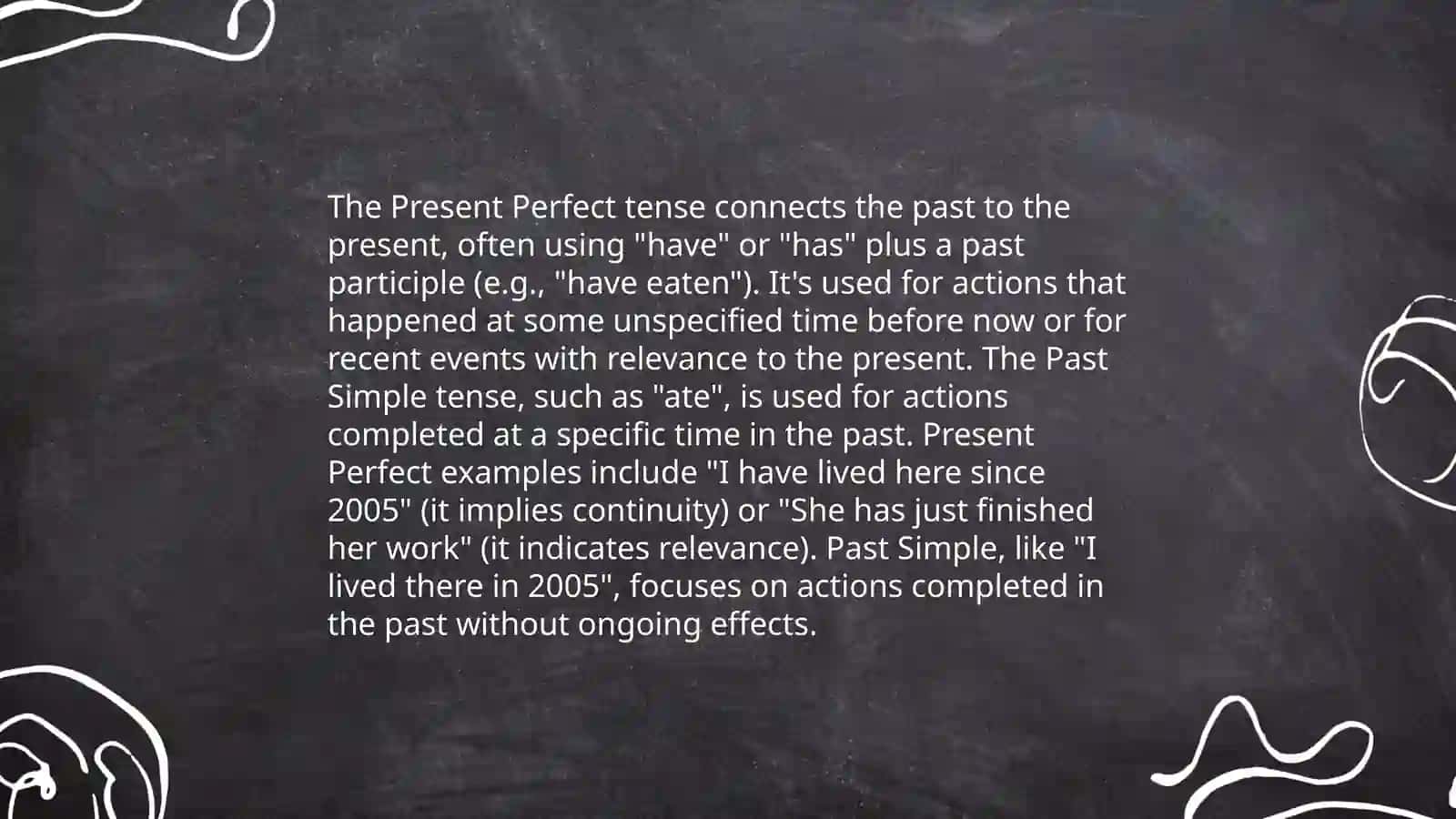 Present perfect 4