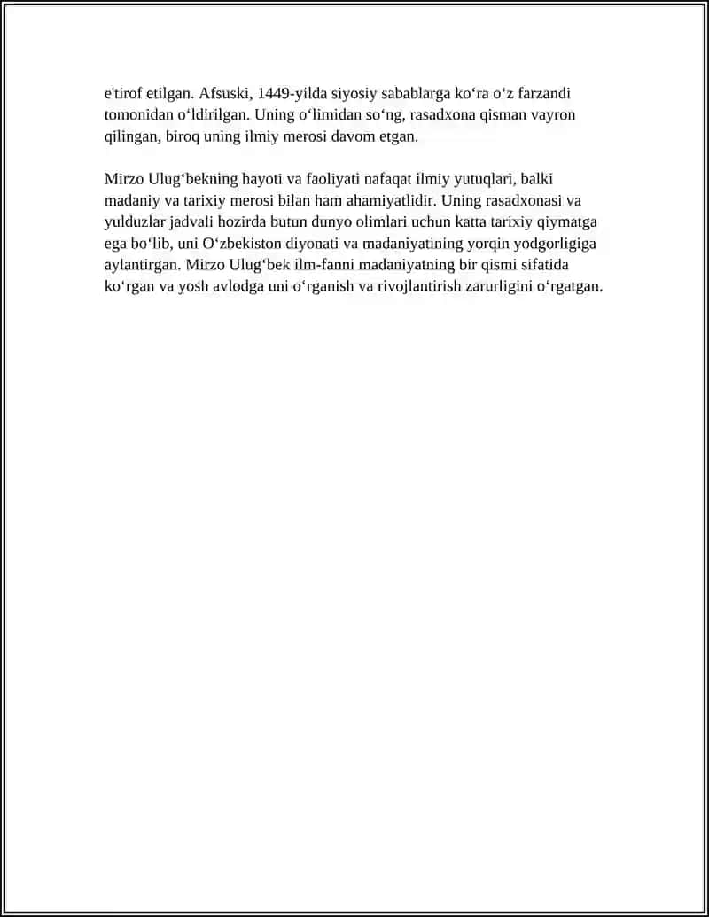 MIRZO ULUG'BEK DAVLAT ARBOBI VA BUYUK OLIM 4