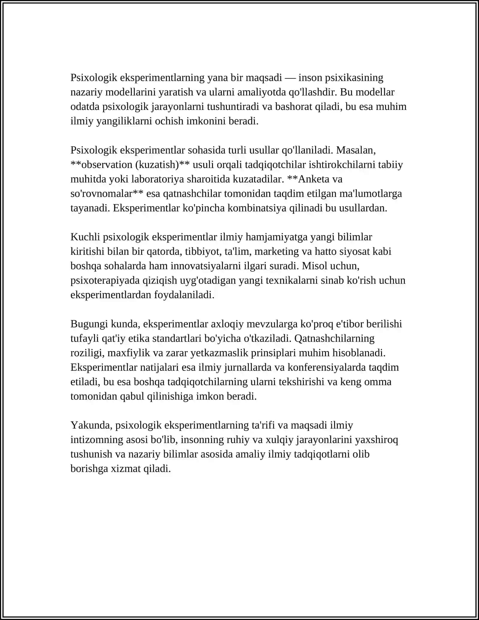 PSIXOLOGIK EKSPREMENTNING ASOSLARI 4