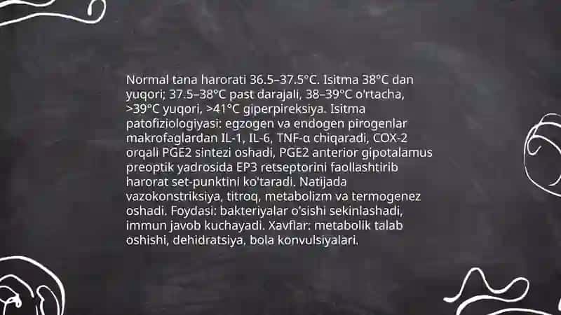Organizmning termodinamik parametrlari 4