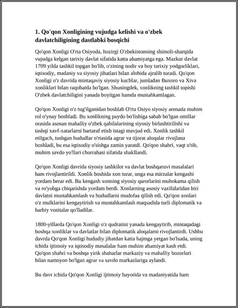 O'ZBEK DAVLATCHILIGINING TARIXIY BOSQICHLARI 4