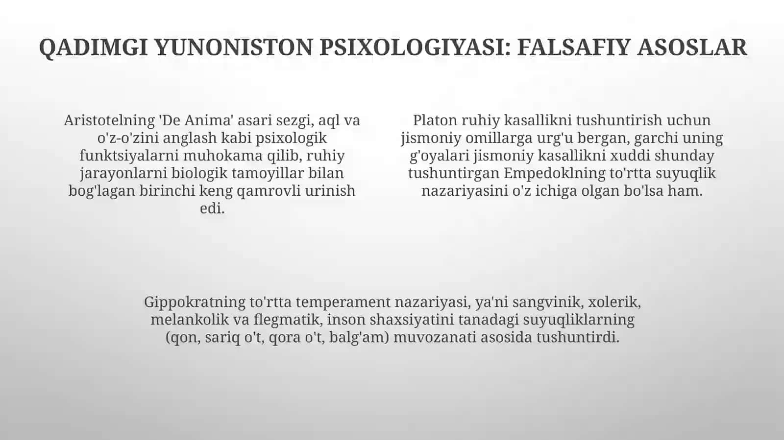 Antikdavr psixologiyasi 4