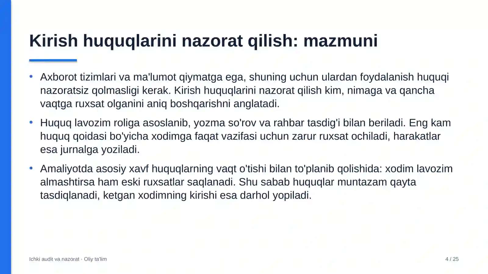 spa salonlarda kirish huquqlarini nazorat qilish 9736 4