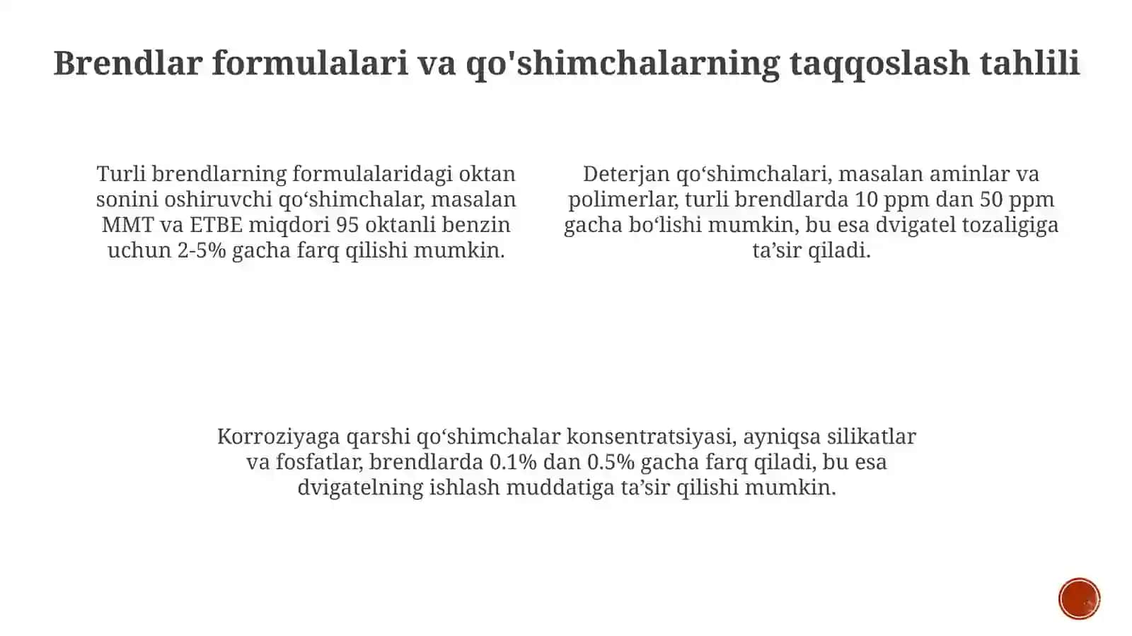 Sifat nazorati va tekshiruv natijalari 4