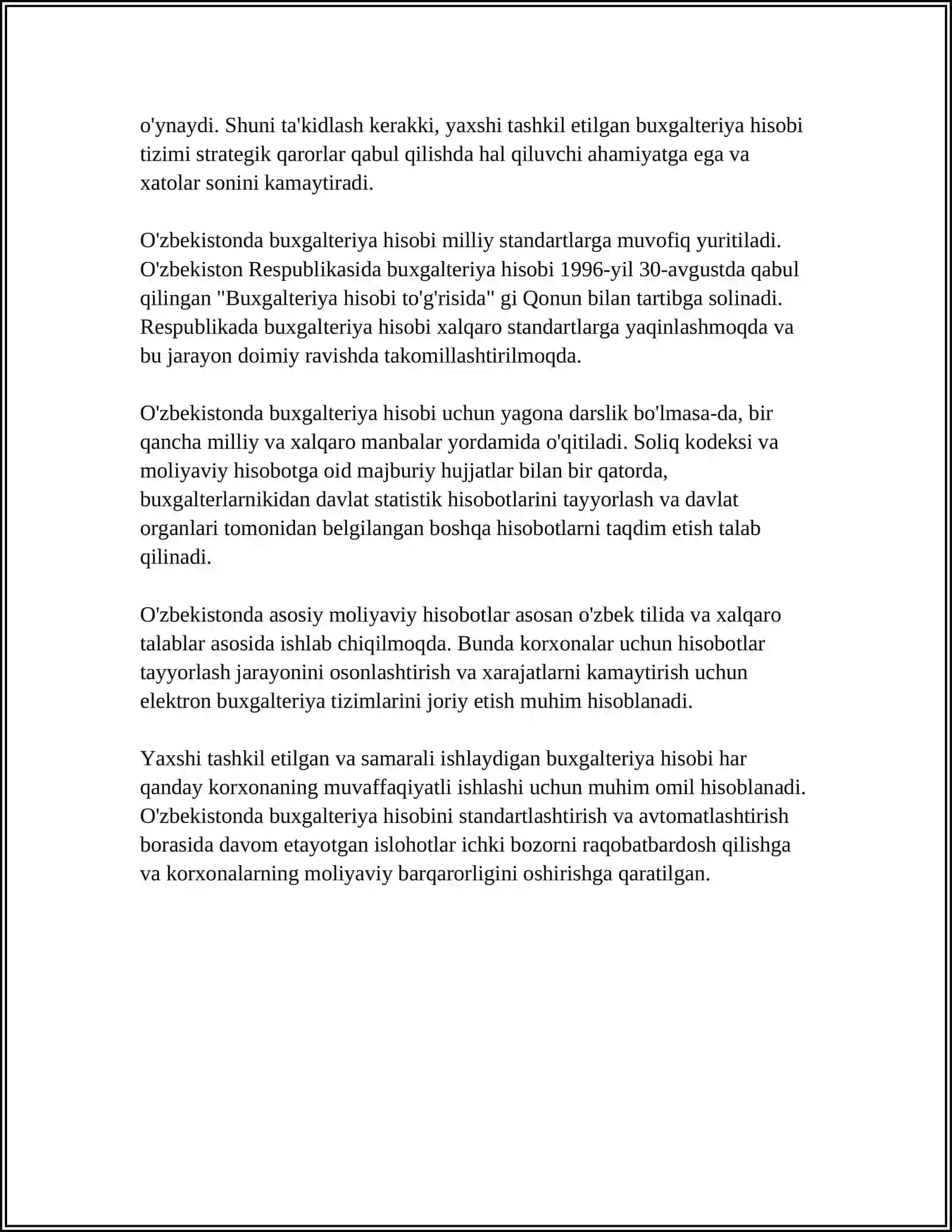 BEVOSITA AUDITNI ÒTKAZISH 4