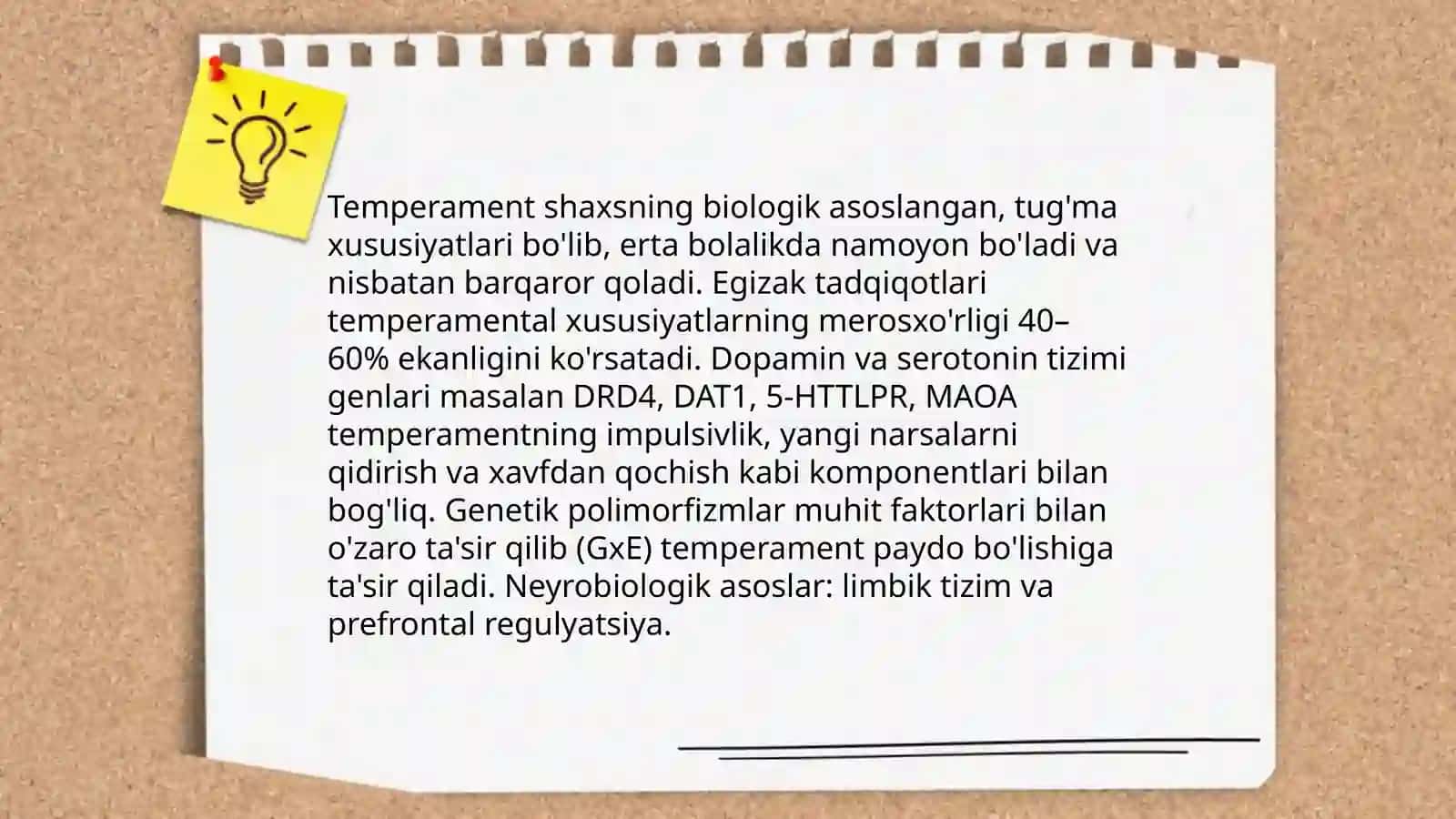 Shaxs shakllanishi va rivojlanishining biogenetik yo’nalishi 4