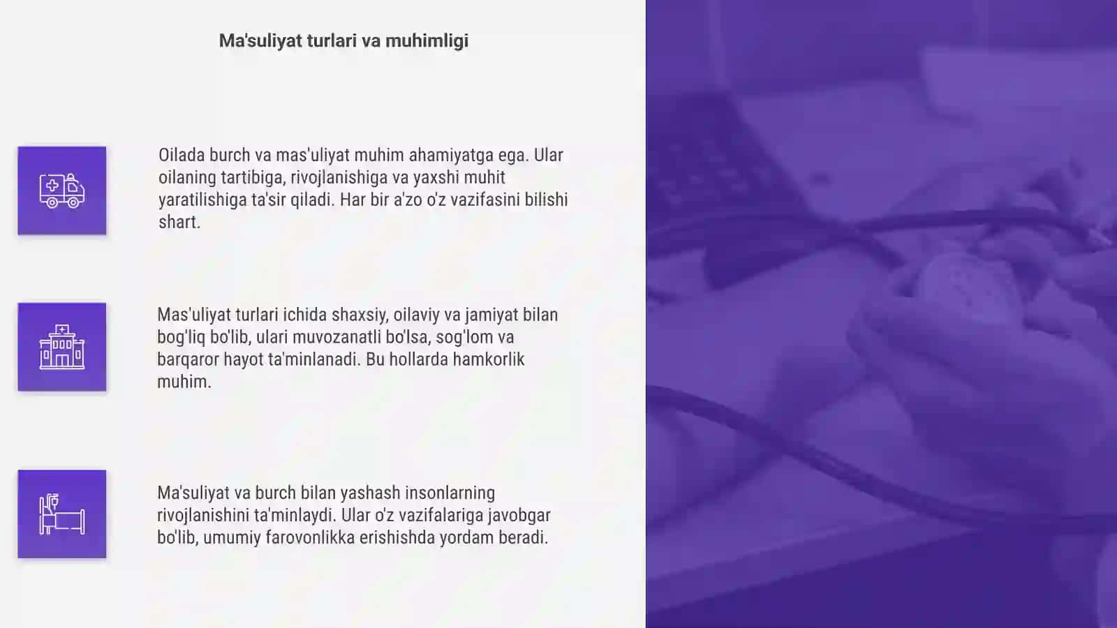 Oialada burch va ma'suliyat 4
