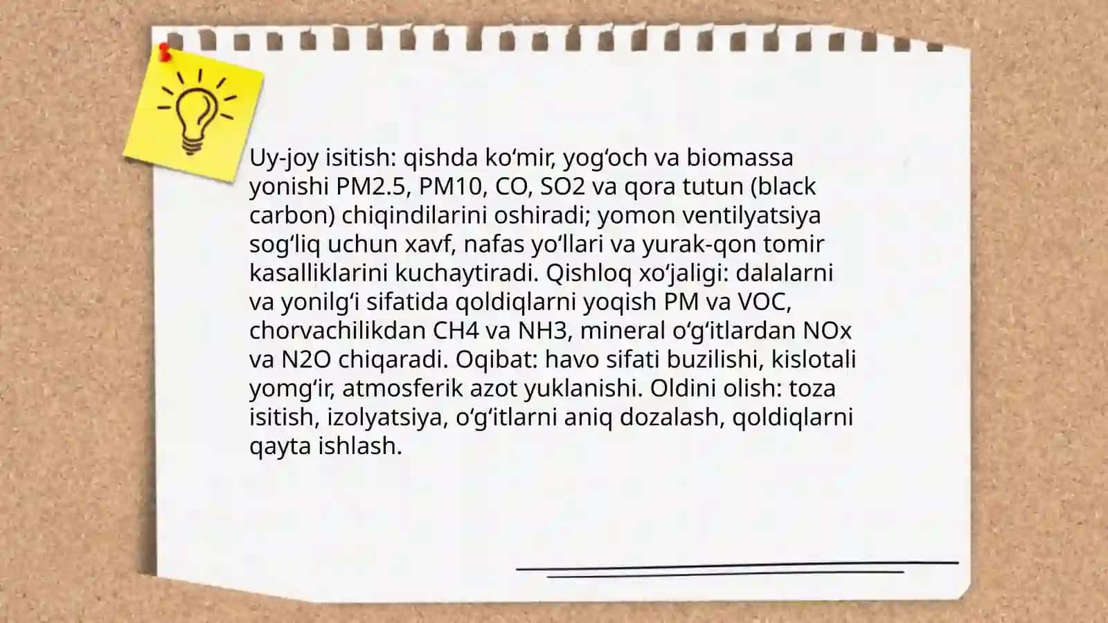 Inson faoliyatining tabiatga ta'siri va tabiatning javobi 4