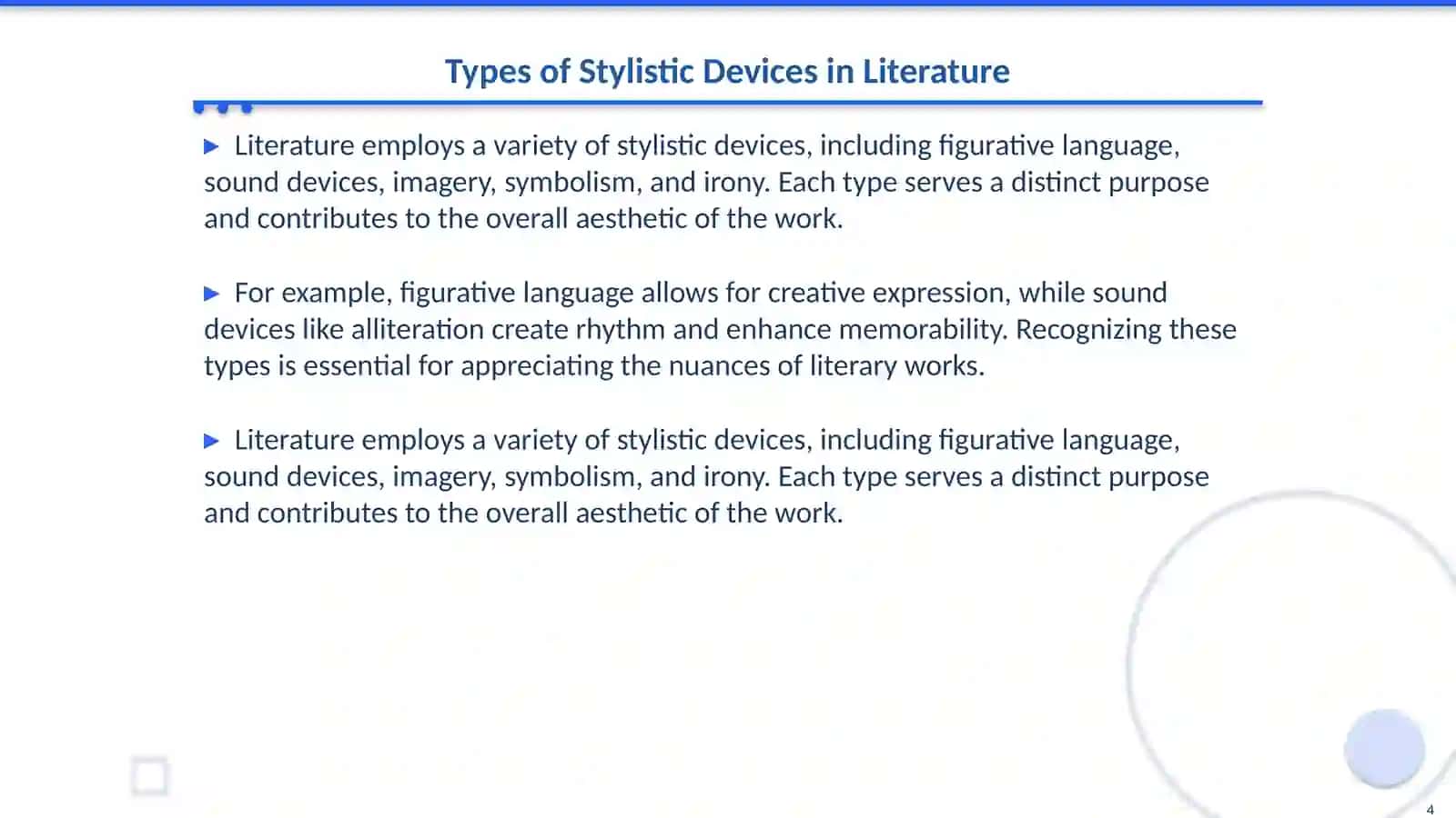 Stylistik qurilmalar adabiyotda 4