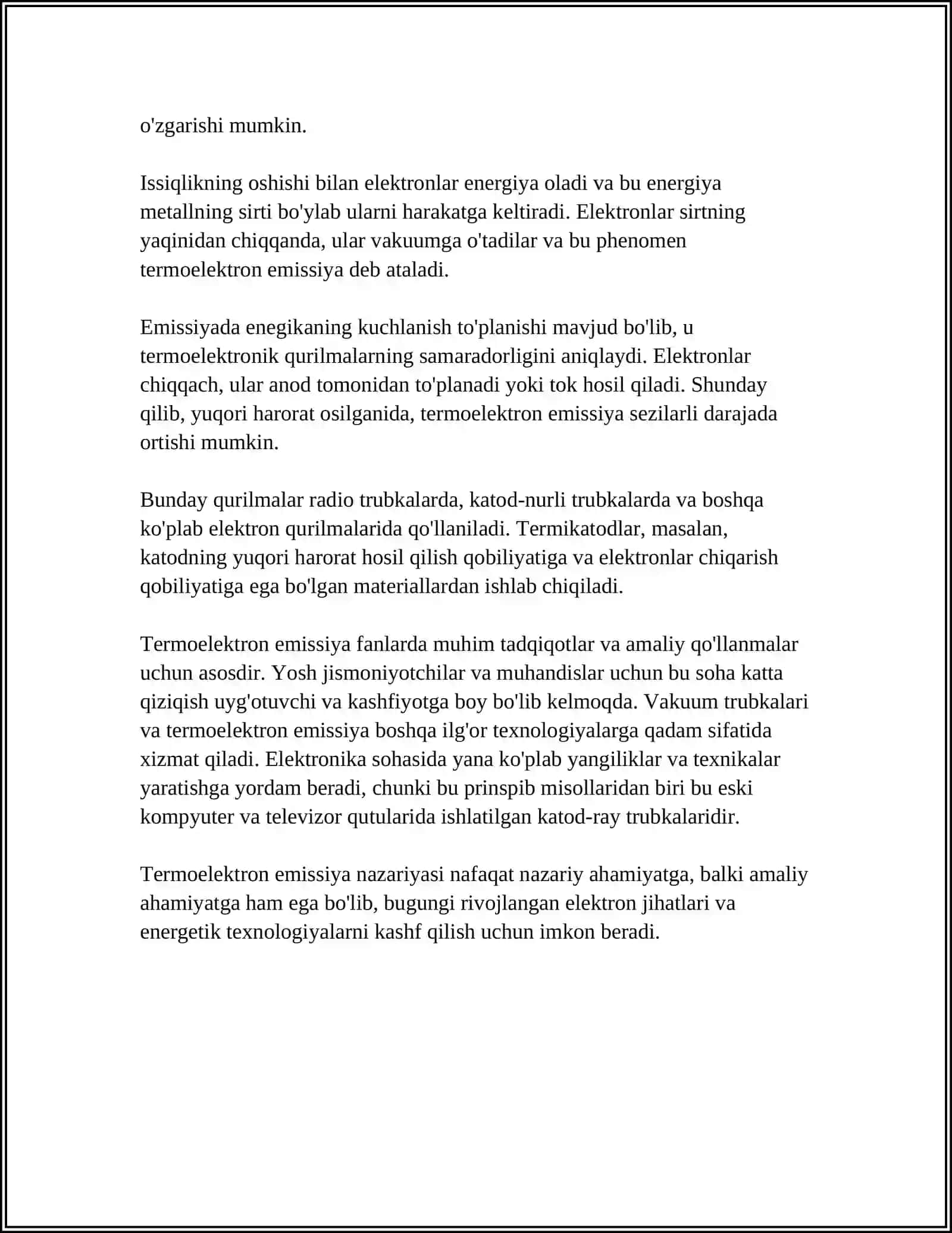 TERMOELEKTRON EMISSIYA 4