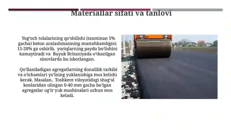Uzoq Muddatli Tsement-Beton Yo'l Yostiqlari 4
