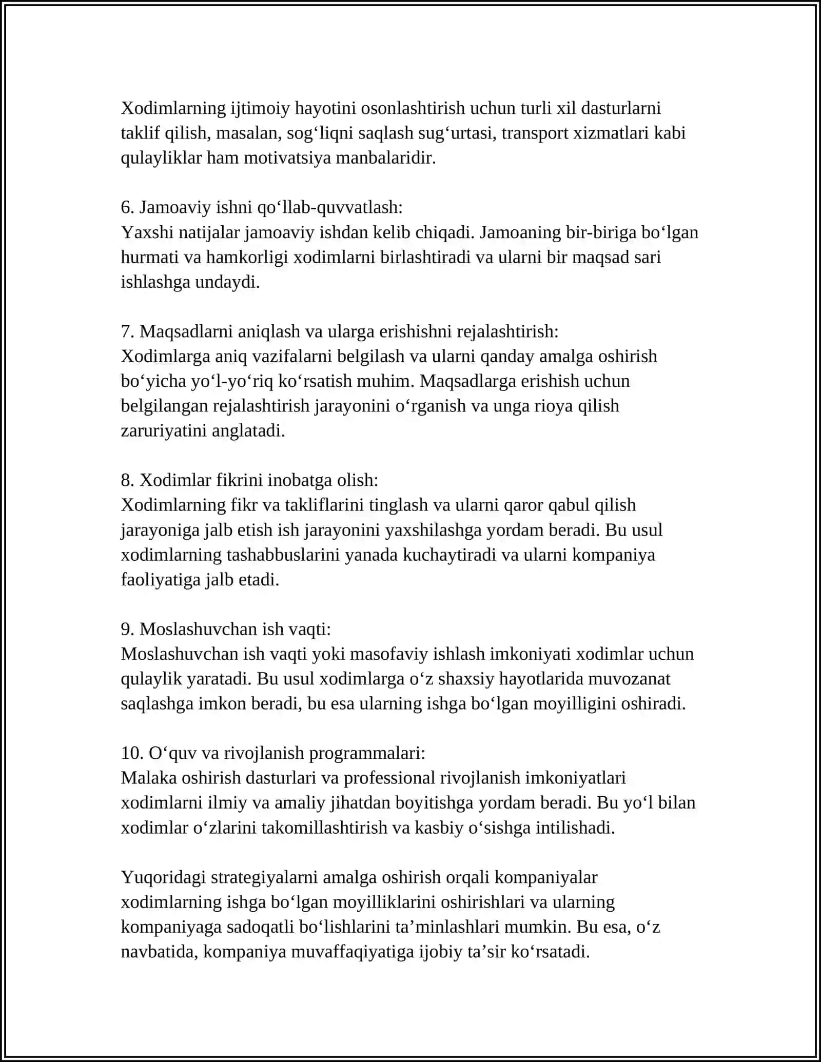 FAOLYATNI TAKOMILLASHTIRISH JARAYINIDA XODIMLARNI BOSHQARISH 4