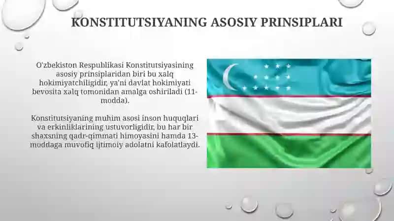 O'zbekiston Respublikasi Konstitutsiyasi 4