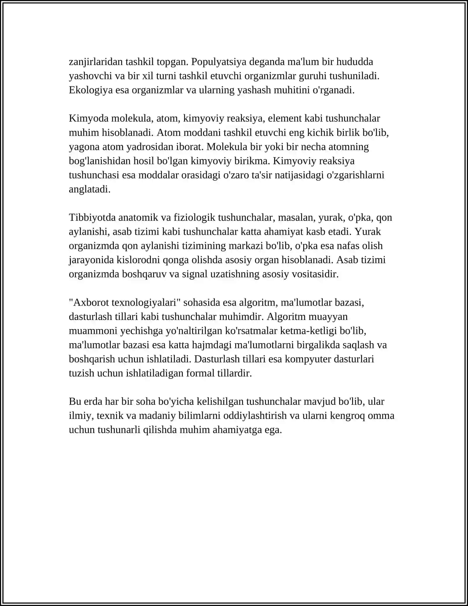 HAQIQIY SONLAR 4