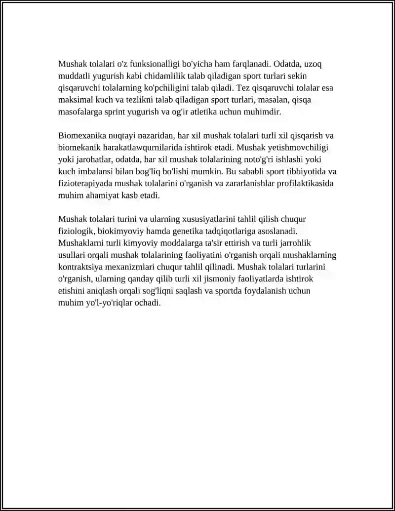 MUSKULLARNING ISHI VA BIOMEXANIKASI 4