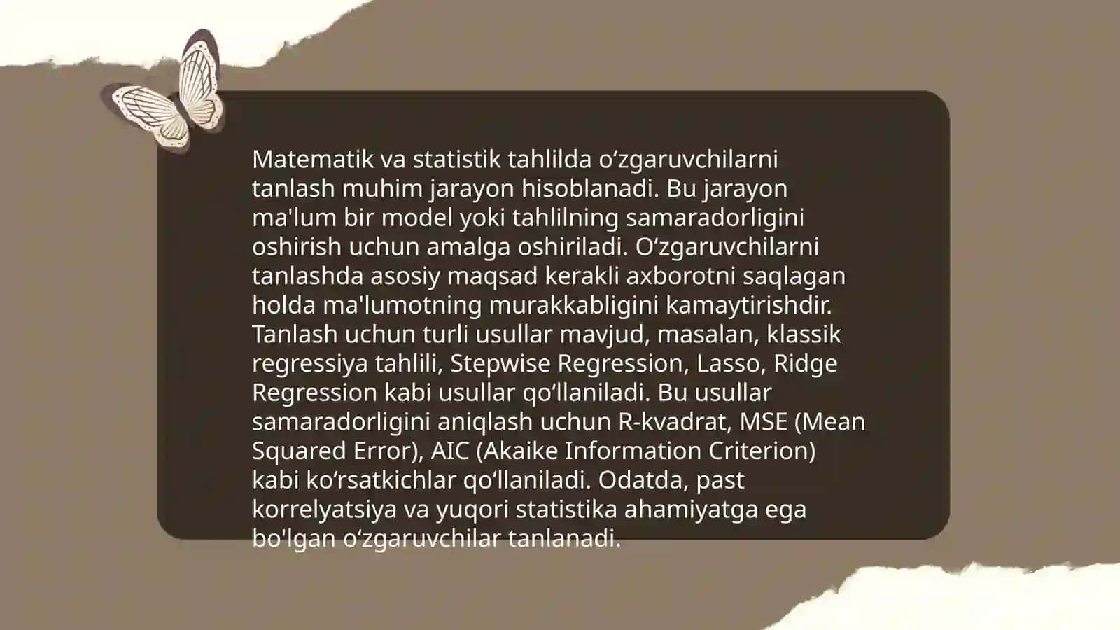 Ekonometrik modellar 4