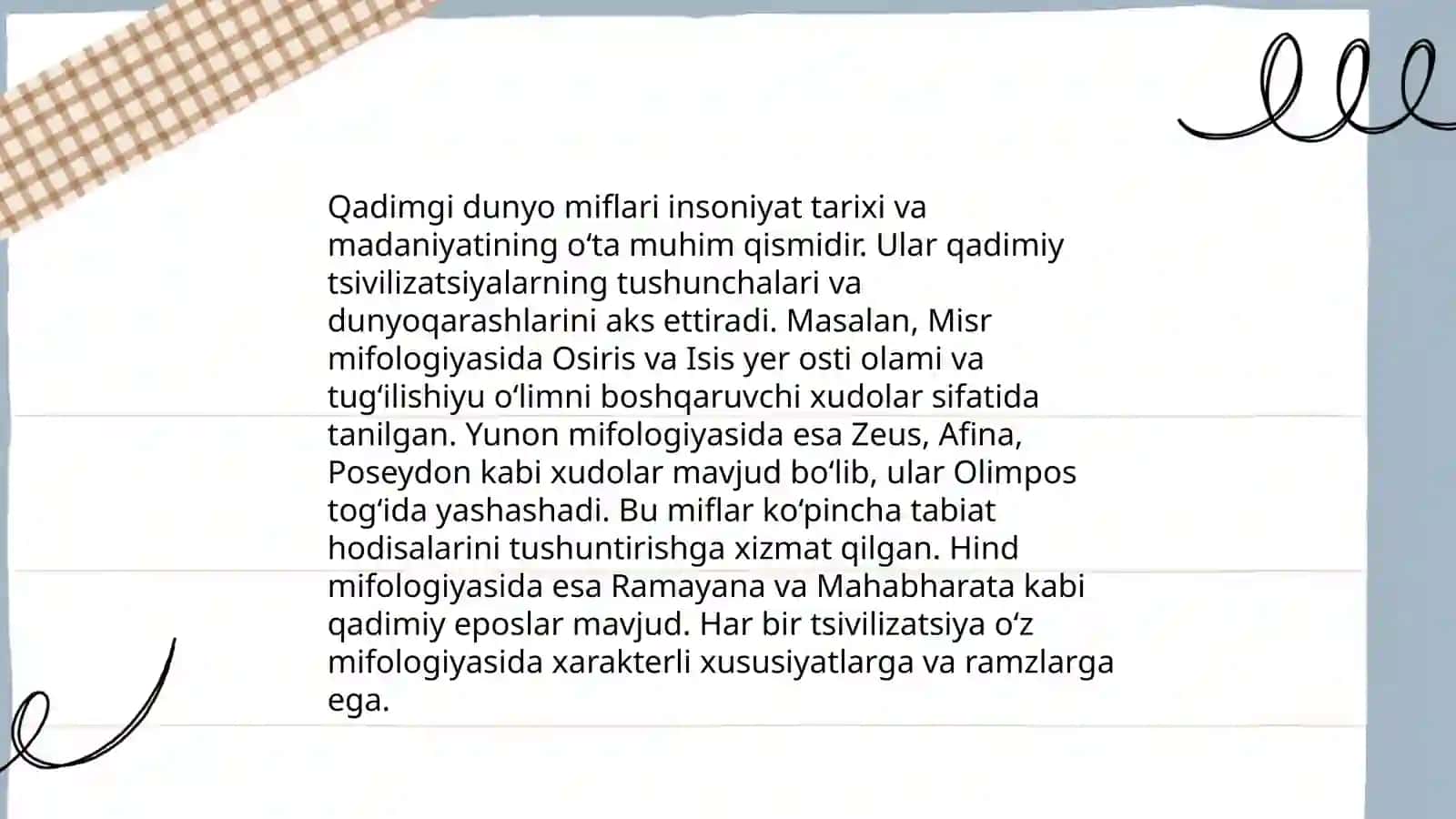 Mifalogiya qadimgi bilimlarning ombori 4