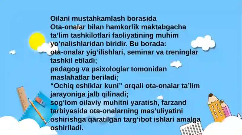 Maktabgacha ta'lim tashkilotlarida bola tarbiyasi 4