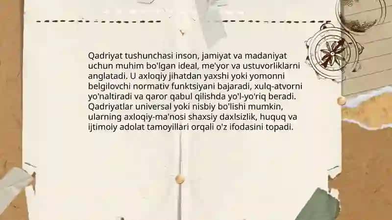 Qadriyatlar Falsafasi 4