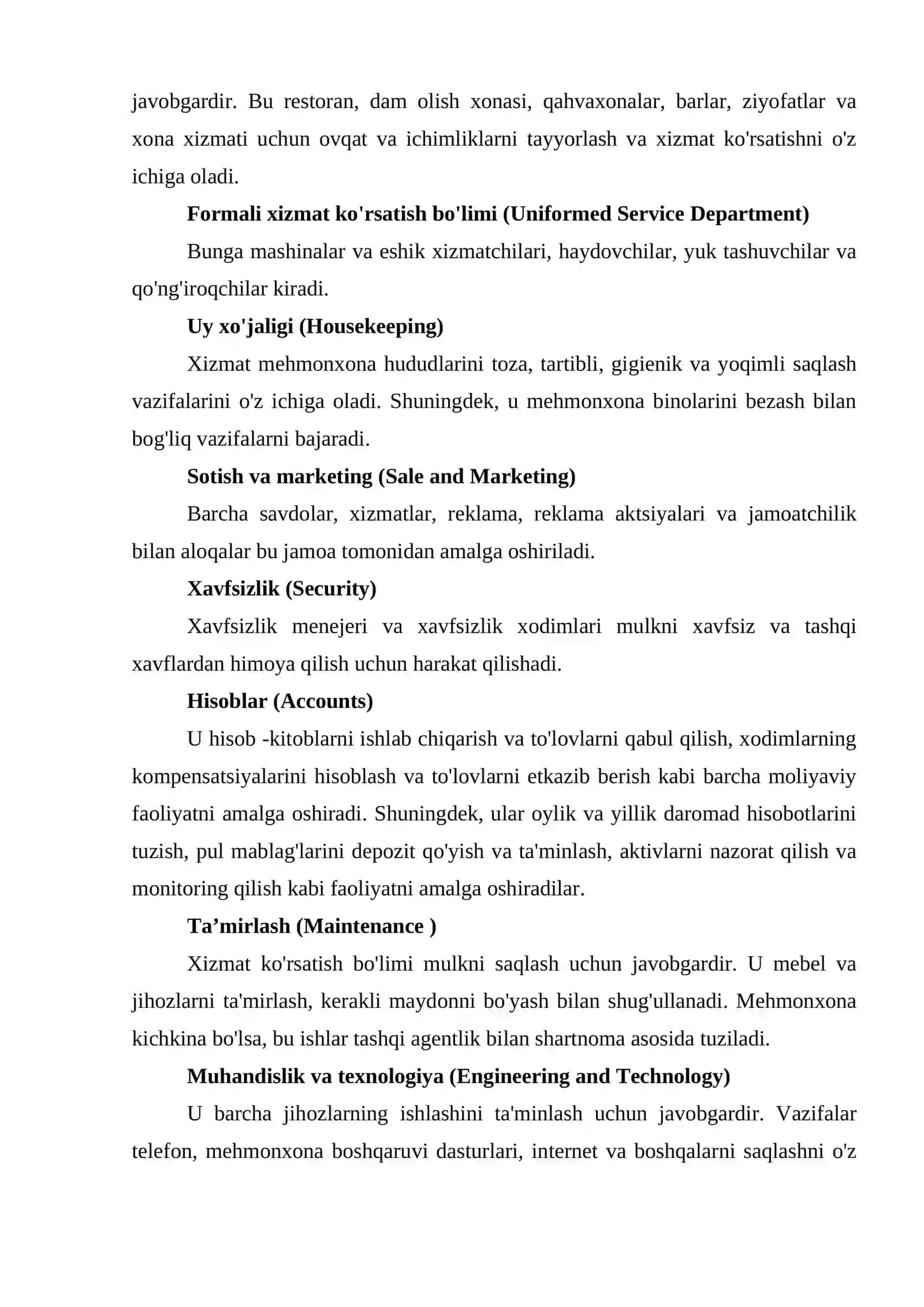 HOUSEKEEPING XIZMATI 4