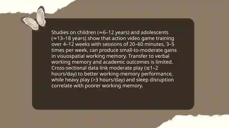 Video games and cognitive development in youth 4