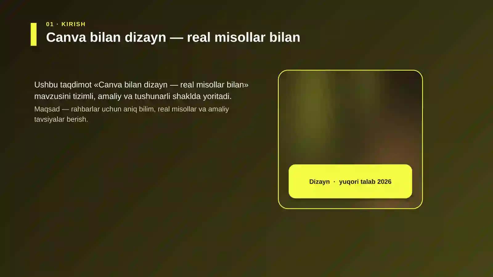Canva bilan dizayn — real misollar bilan 4