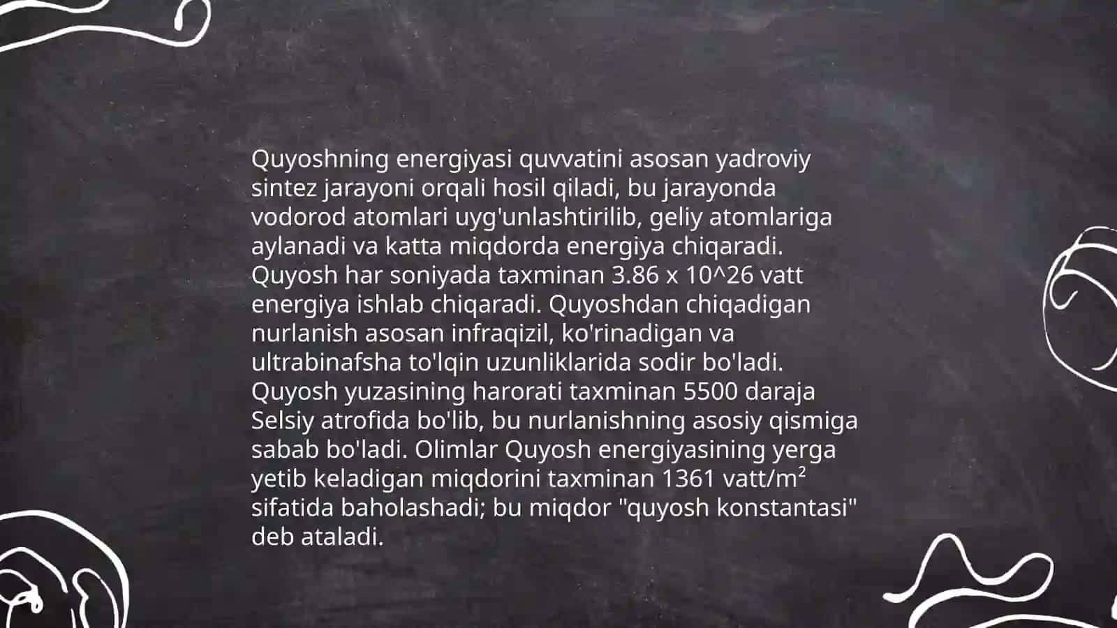 Quyosh sistemasi haqida 4