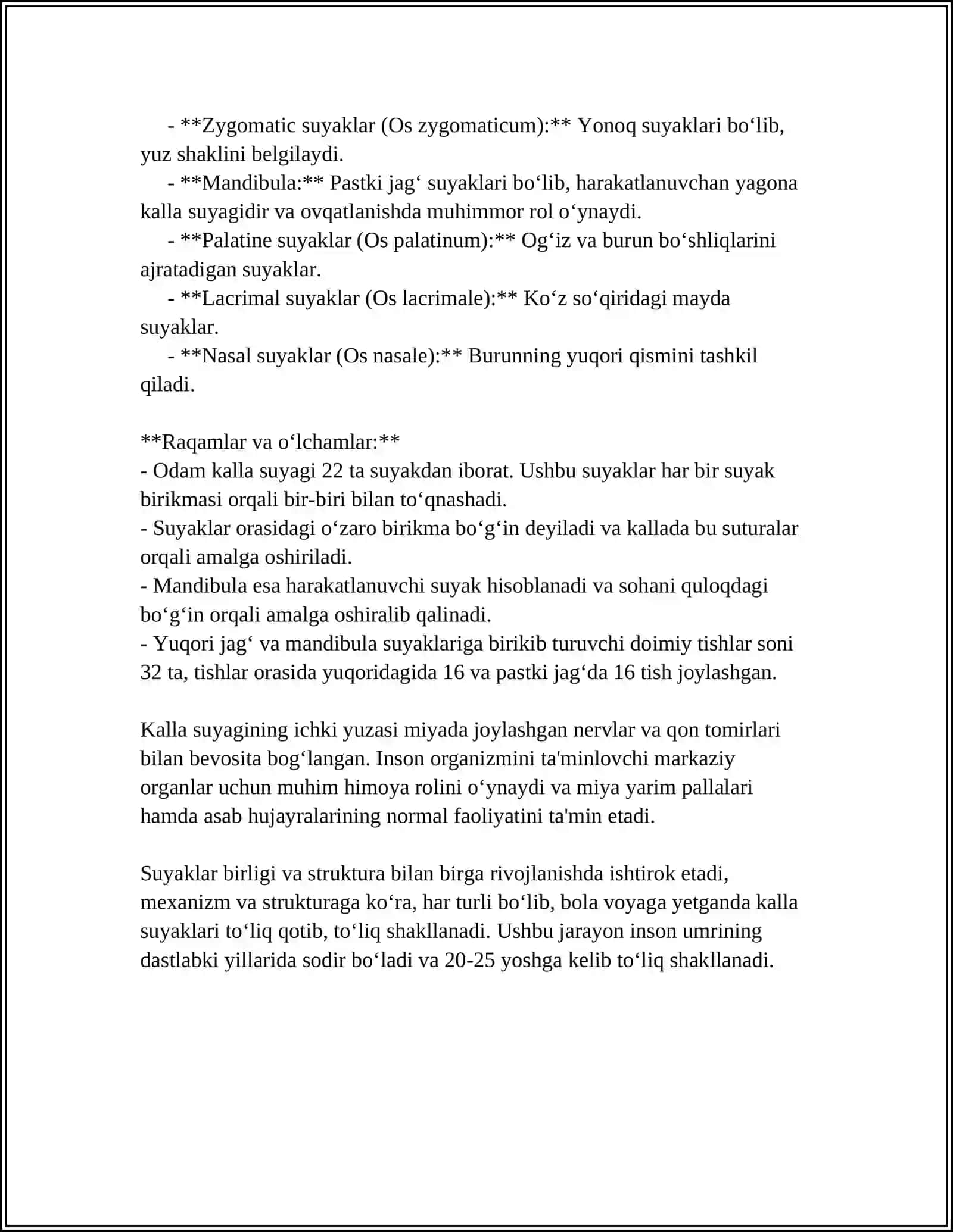 UMUMIY KALLA SUYAGI HAQIDA REFERAT 4