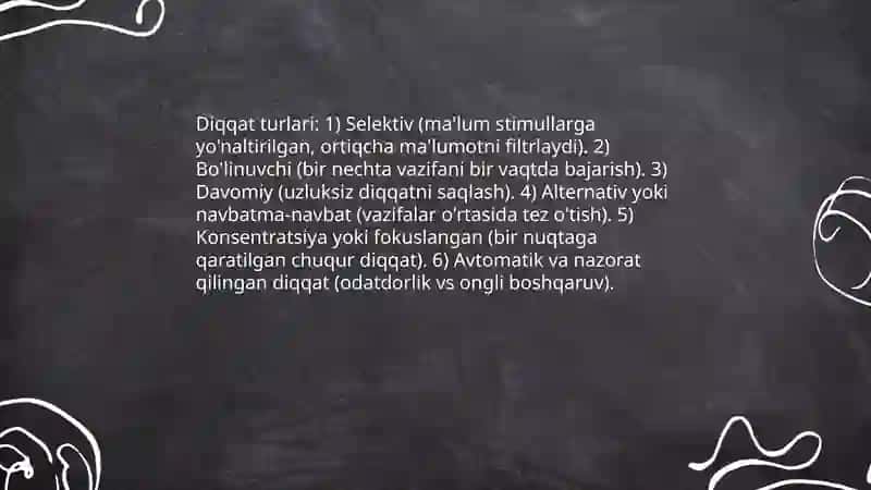 Diqqat haqida 4