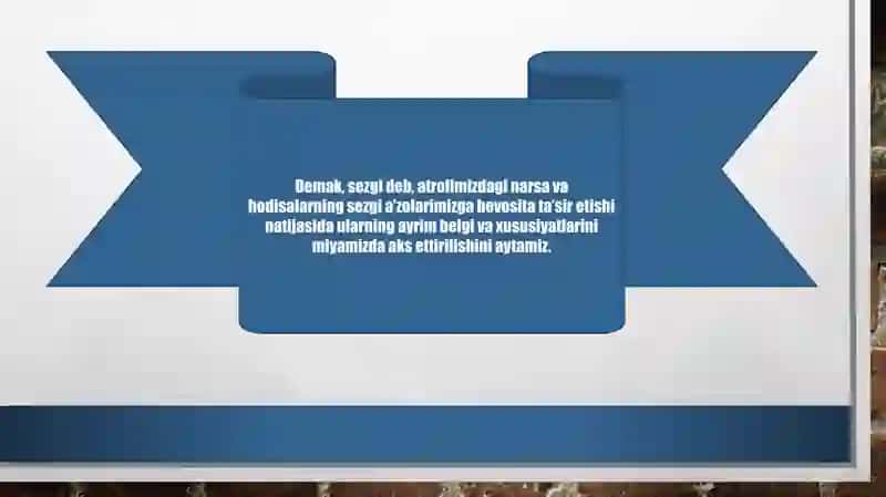 Sezgi va idrok 4
