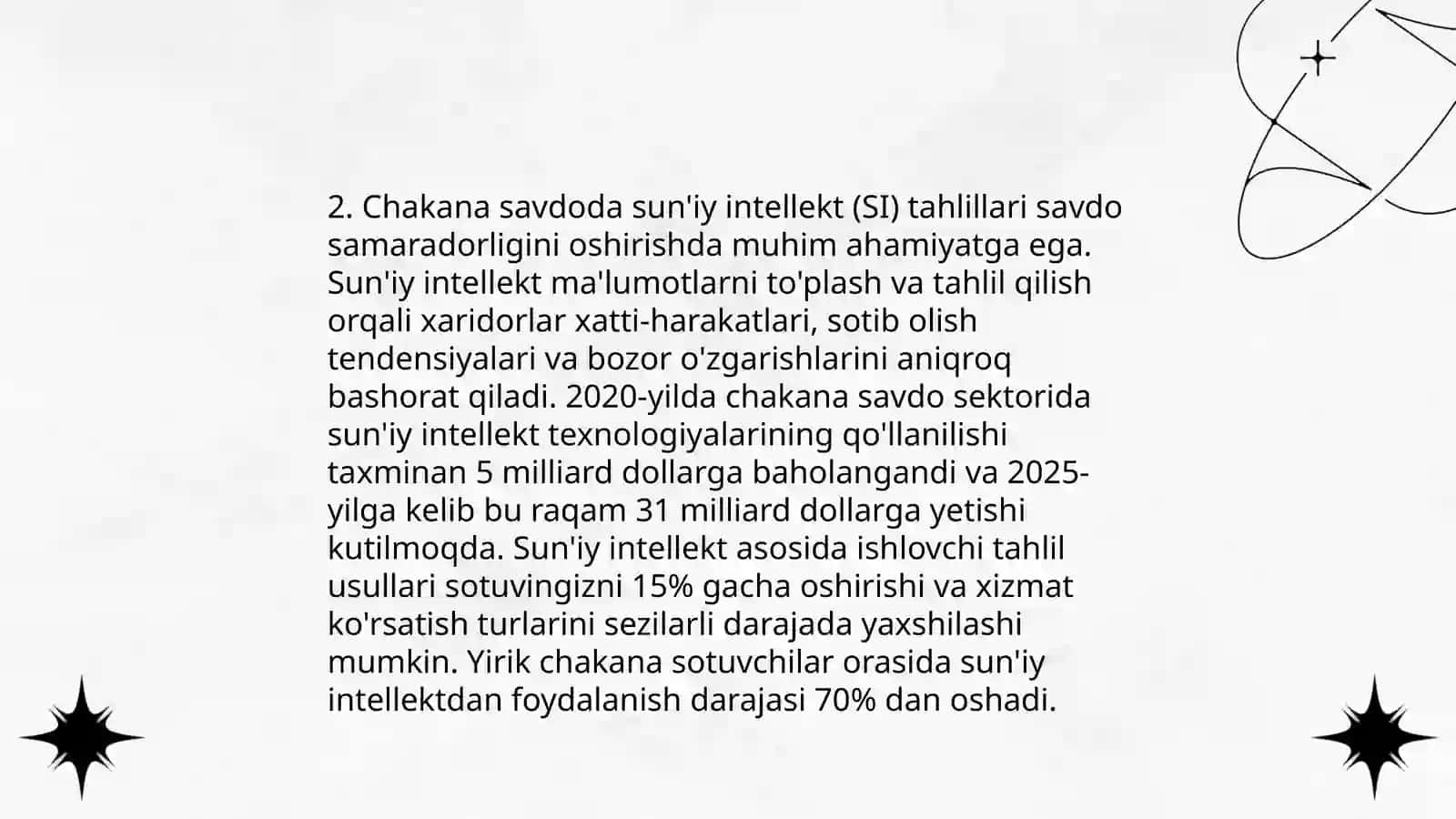 Sun'iy intellektdan foydalanish xususiyatlari 4