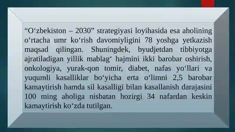 OʻRTACHAUMR DAVRI VA YOSHGA OID STRATIFIKATSIYA 4