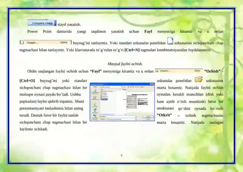 Power Point dasturida animatsiya effektlari va taqdimot yaratish 4