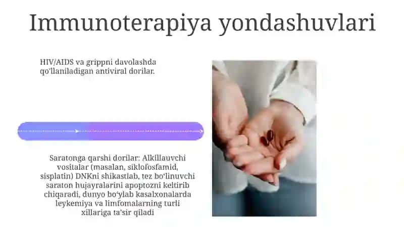 Saratonga va viruslarga qarshi dori mexanizmlari 4