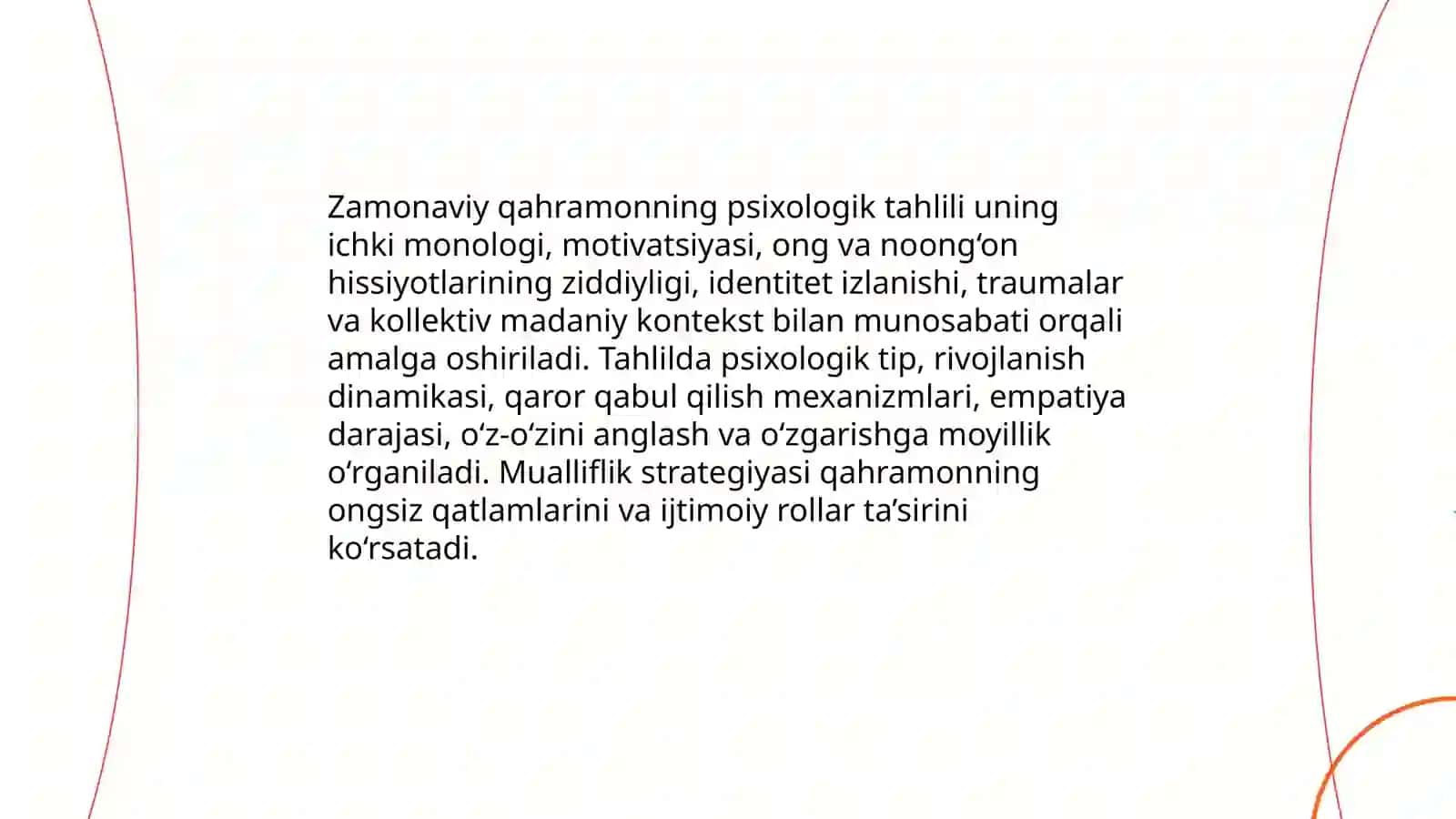 Modern asarlar tahlili 4