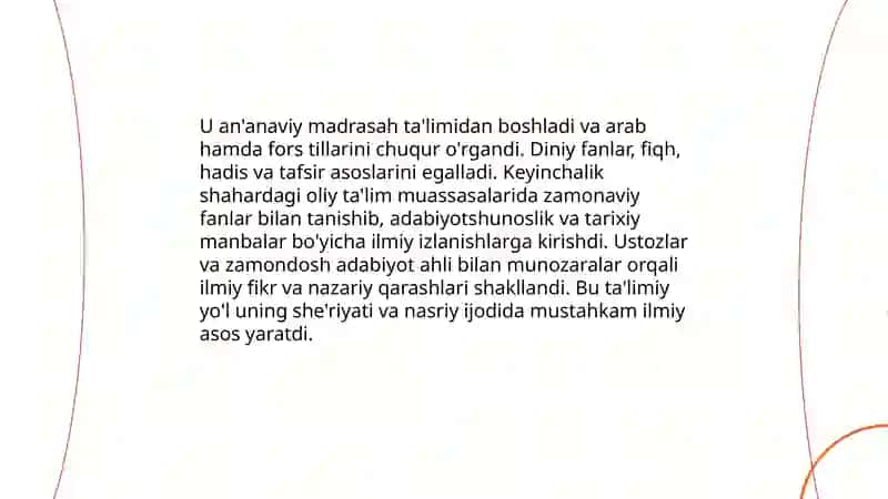 Muhammadrizo Ogahiy hayoti va ijodi 4