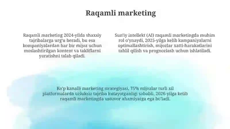 Marketing tamoyillari 4