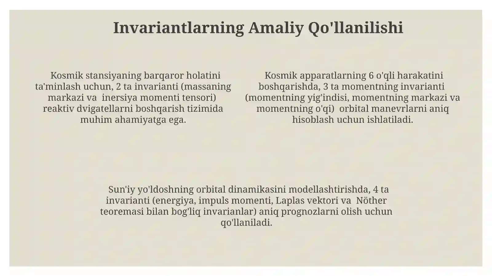Kuch Sistemalarining Klassifikatsiyasi 4