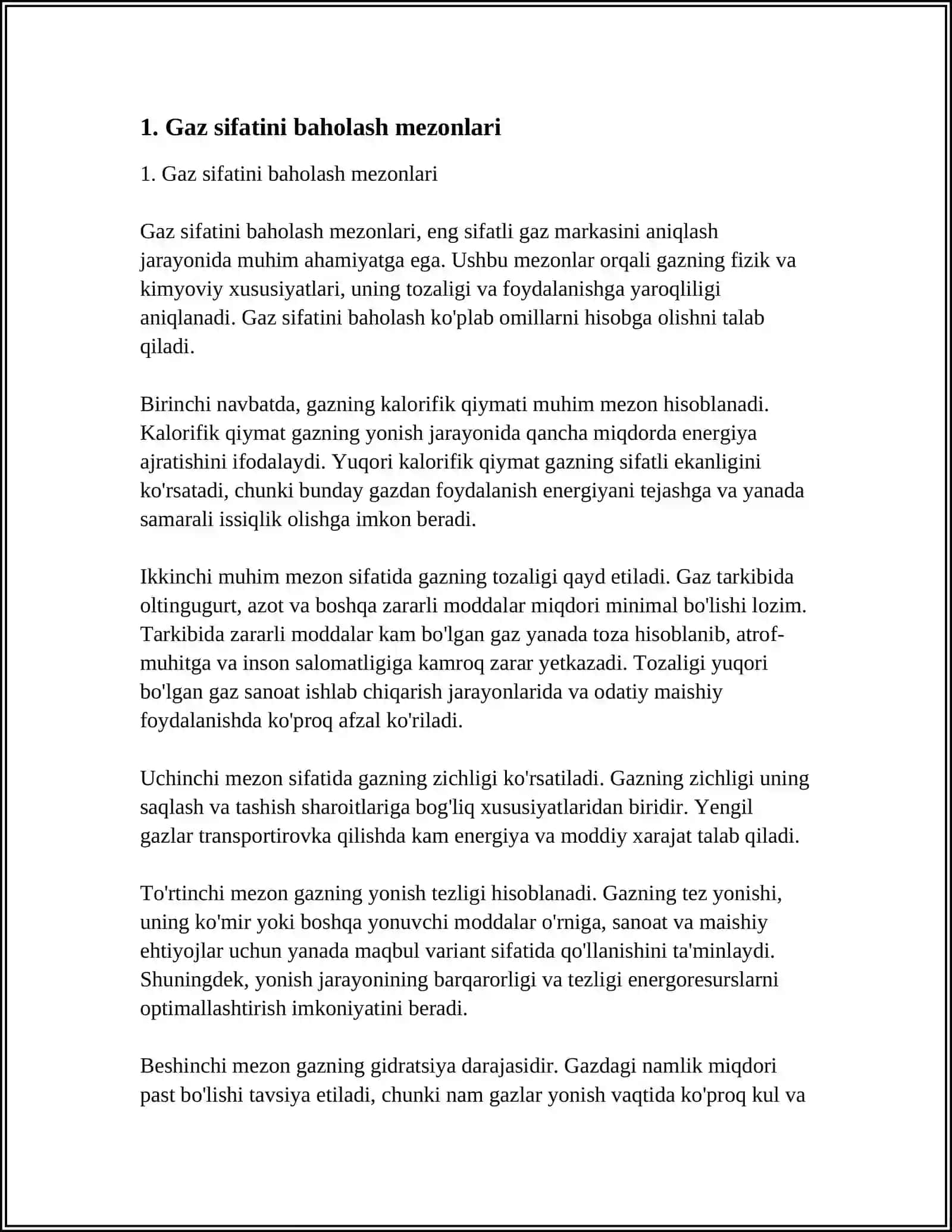 ENG SIFATLI GAZ MARKASI QANDAY ANIQLANADI 4