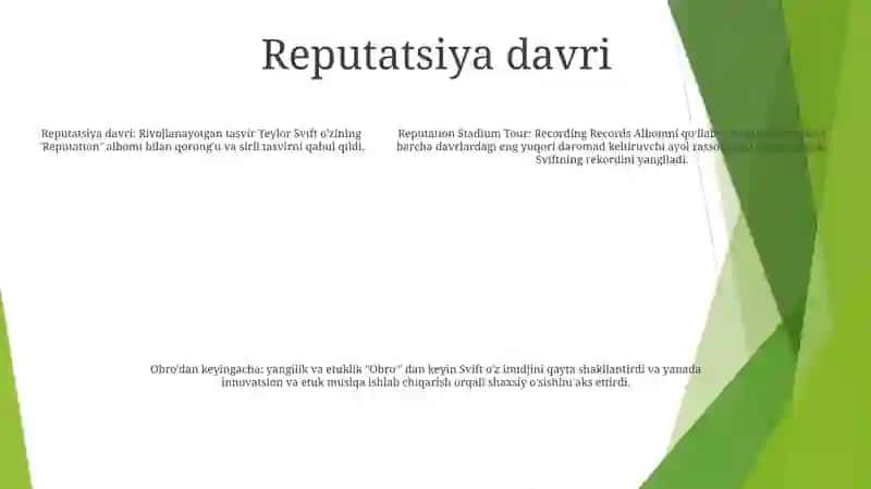 Teylor Qarashlarining Bosqichlari 4