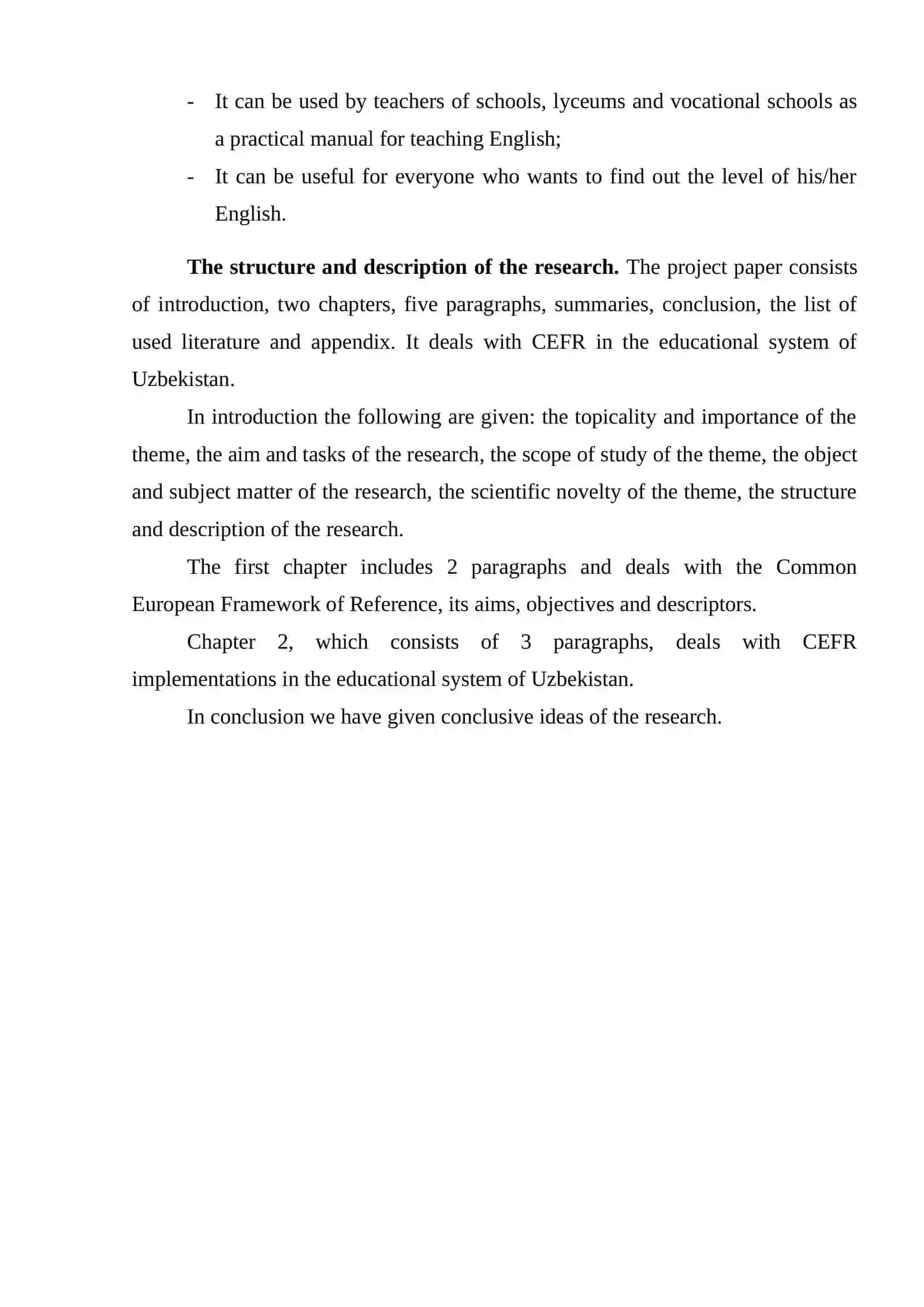CEFR IN UZBEKISTAN 4