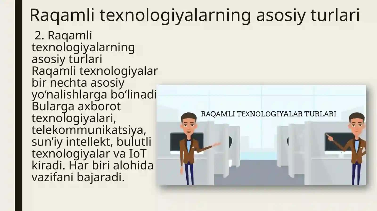 Raqamli texnologiyalarning turlari va ulardan foydalanish usullari 4