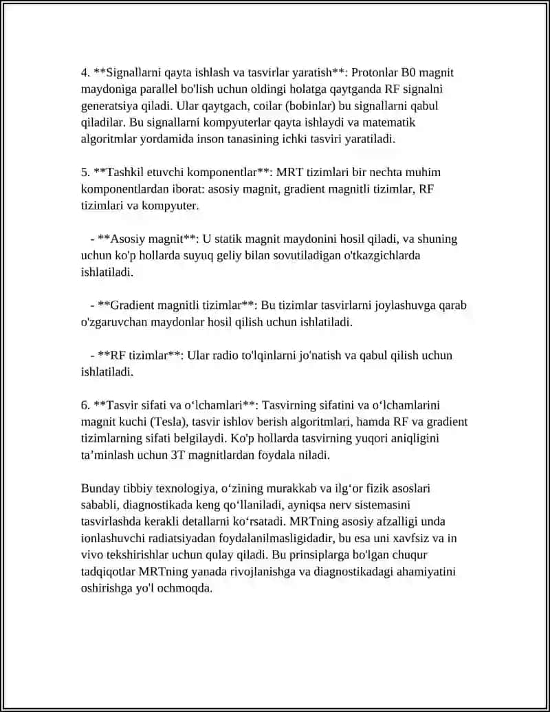 MAGNIT REZONANS TOMOGRAFIYASI 4