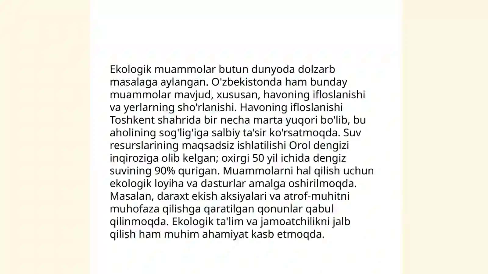Koinot,inson va ekologiyâ 4