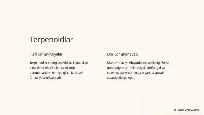 Dorivoro'simliklarning kimyoviy tarkibi 4