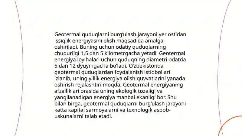 Geotermal elektr stansiyalari xaqida tushunchalar 4
