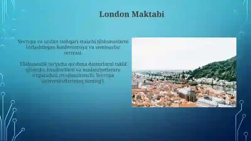 Yevropa Tilshunoslik maktablari 4