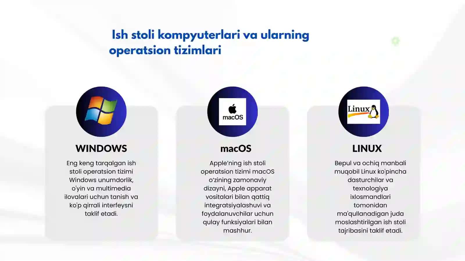 KOMPYUTERLARNING TURLARI VA ULAR UCHUN OPERATSION TIZIMLAR 4