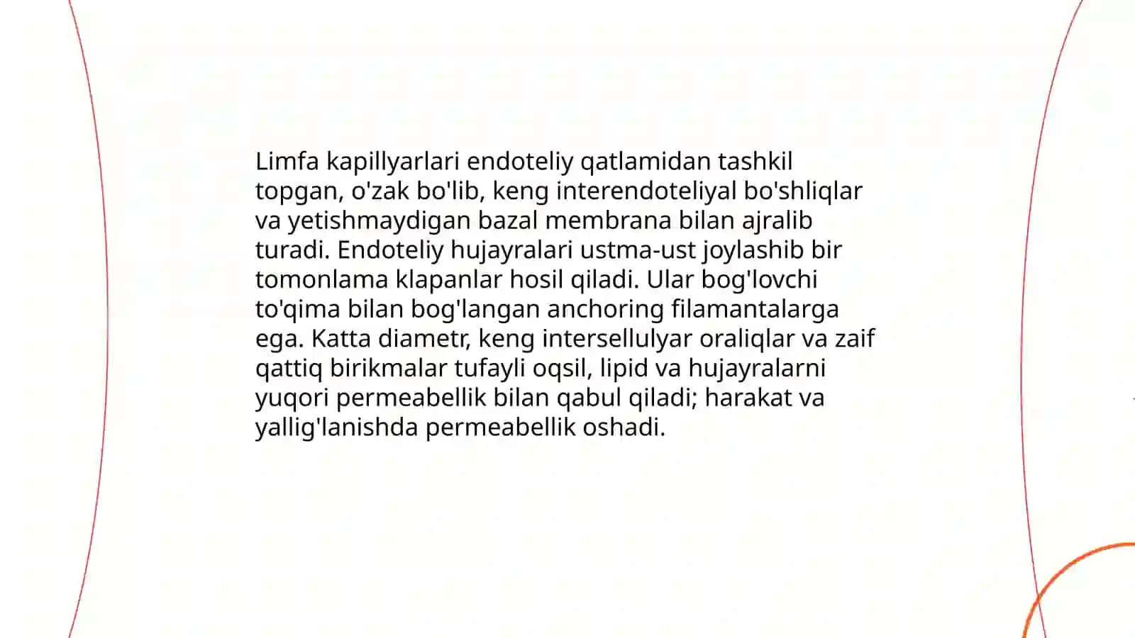 LIMFA HOSIL BOʻLISHI, TARKIBI VA UNING VAZIFALARI 4